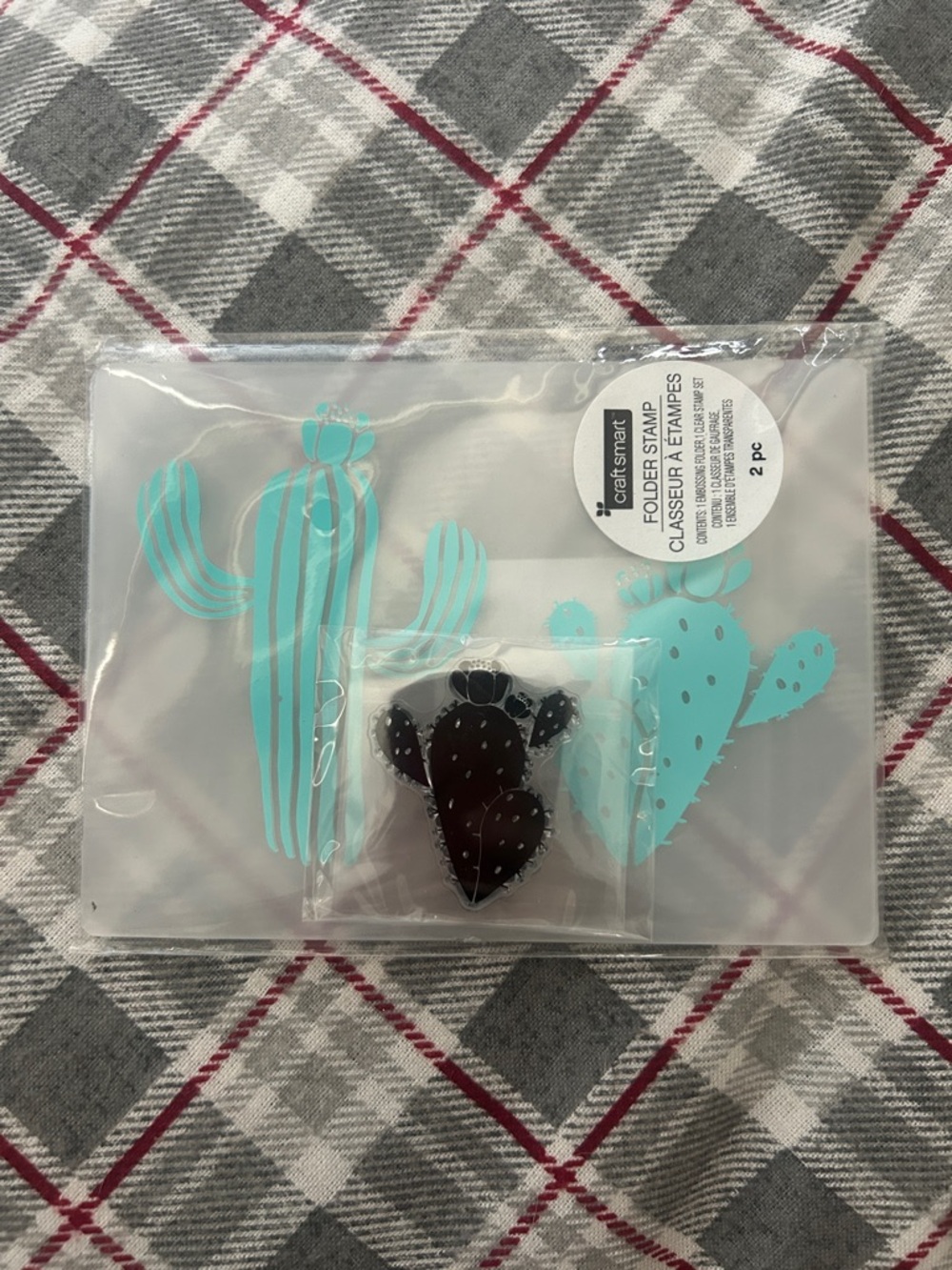 FREE WITH A PURCHASE - Craft Smart Cactus Folder Stamp